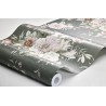 Borastapeter|Papel pintado floral ramos estilo romántico en verde oscuro|Romántico
