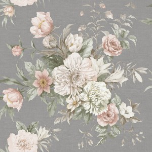 Casadeco|Papier peint style art déco blanc avec arcs irisés|Papier Peint