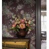 Borastapeter|Wallpaper romantic style floral bouquets in burgundy and pink|Romantic