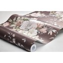 Borastapeter|Wallpaper romantic style floral bouquets in burgundy and pink|Romantic