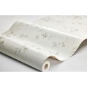 Borastapeter|Papel pintado floral estilo vintage en beige gris y blanco|Romántico