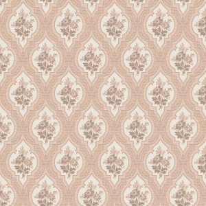 As Creation|Wallpaper red with metallic details in arabesque style|Wallpaper