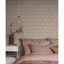 Borastapeter|Tapete französisch klassisch floral Medaillon braun beige Stil|Tapeten