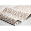 Borastapeter|Tapete französisch klassisch floral Medaillon braun beige Stil|Tapeten