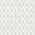 Borastapeter|Wallpaper French elegant style floral medallion in grey and white|Damask