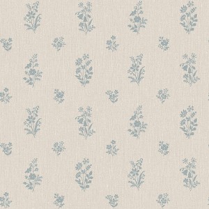 Casamance|Wallpaper overlapping flowers violet|Wallpaper