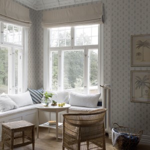 Casamance|Wallpaper overlapping flowers violet|Wallpaper 2