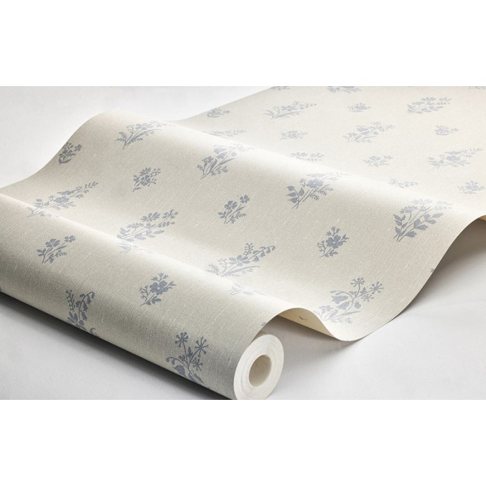 Borastapeter|Wallpaper French Scandinavian style floral bouquets in lavender blue|Wallpaper