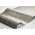 Borastapeter|Papel pintado geométrico arcos estilo minimalista en marrón grisáceo y oro|Papel Pintado