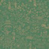 Borastapeter|Wallpaper dramatic style oriental garden in jade green and gold|Oriental