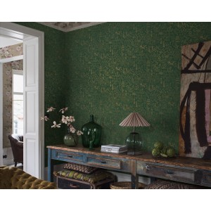 Rasch|Wallpaper Oriental gray-green floral|Japanese Flowers 2