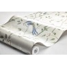 Borastapeter|Wallpaper romantic oriental style birds of paradise in pink and blue|High-End