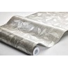 Borastapeter|Tapete elegant floral braun mit silber Glimmer Stil|Tapeten