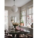 Borastapeter|Papier peint floral style romantique rose vert fond blanc|Papier Peint