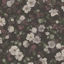 Borastapeter|Tapete romantisch Nacht floral bordeaux dunkelgrau Stil|Tapeten
