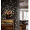 Borastapeter|Papier peint floral style nocturne romantique bordeaux gris foncé|Papier Peint