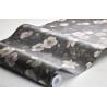 Borastapeter|Wallpaper romantic nocturne style floral in burgundy and dark grey|Wallpaper