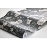 Borastapeter|Papier peint floral style nocturne botanique noir vert jade|Papier Peint