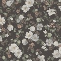 Borastapeter|Tapete magisch Nacht floral graubraun terrakotta Stil|Tapeten