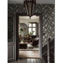 Borastapeter|Wallpaper magical nocturne style floral in greyish brown and terracotta|Wallpaper