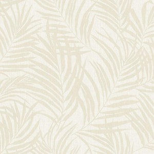 Grandeco|Papel pintado tropical verde dorado con relieves|Tropical