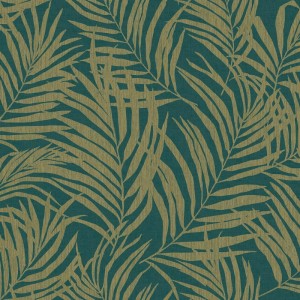 Eijffinger|Papier peint urban jungle feuilles de palmier tropical bleu-vert|Tropical