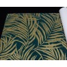 Grandeco|Papier peint tropical vert doré avec reliefs|Tropical