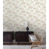 Grandeco|Baummuster beige Tapete|Tapeten