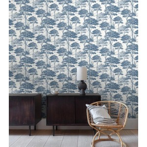 Papeldecor|Modern green and black floral Wallpaper|Wallpaper 2