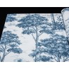 Grandeco|Papier peint arbre floral bleu|Papier Peint