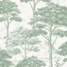 Grandeco|Tree floral green wallpaper|Wallpaper