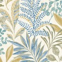 Grandeco|Papier peint floral tropical multicolore|Papier Peint