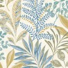 Grandeco|Tropische florale Multicolor Tapete|Tapeten