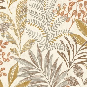 As Creation|Papier Peint perroquets et plantes tropicales avec fond beige|Tropical