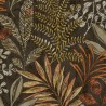 Grandeco|Tropical leaves black multicolor wallpaper|Tropical