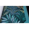 Papel pintado hojas verdes tropicales - Grandeco Maison MN3112