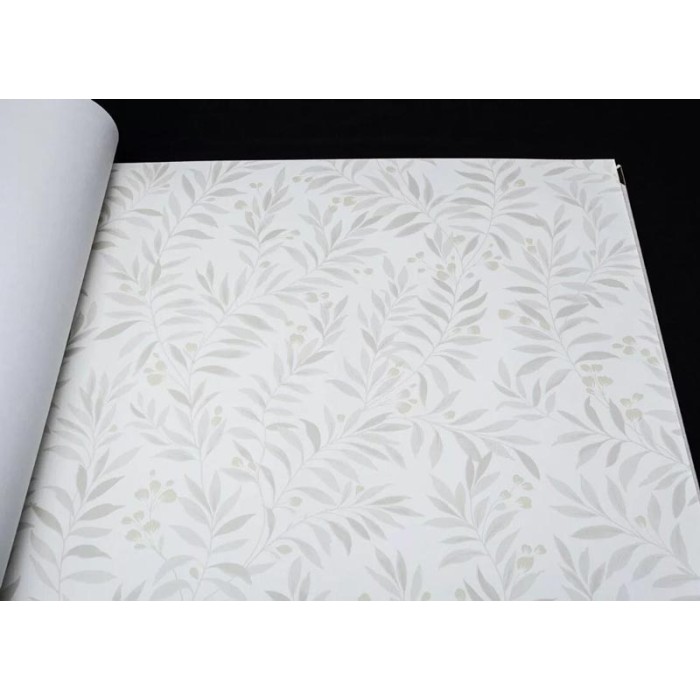 Grandeco|Floral bunches hanging leaves beige wallpaper|Wallpaper