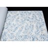 Grandeco|Papier peint fleurs bouquets et feuilles bleu|Romantique