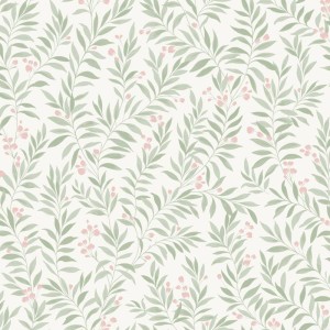 Borastapeter|Papier peint floral scandinave sauvages roses lys|Papier Peint