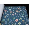 Grandeco|Small multicolor flowers blue wallpaper|Youth Style