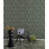 Grandeco|Kleine bunte Blumen grün Tapete|Tapeten