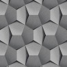Grandeco|Papel pintado 3D moderno gris antracita|Efecto 3d