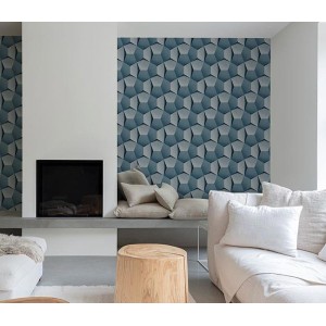 Papeldecor|Tapete Geometrisch Braun mit Streifenstruktur|Tapeten 2