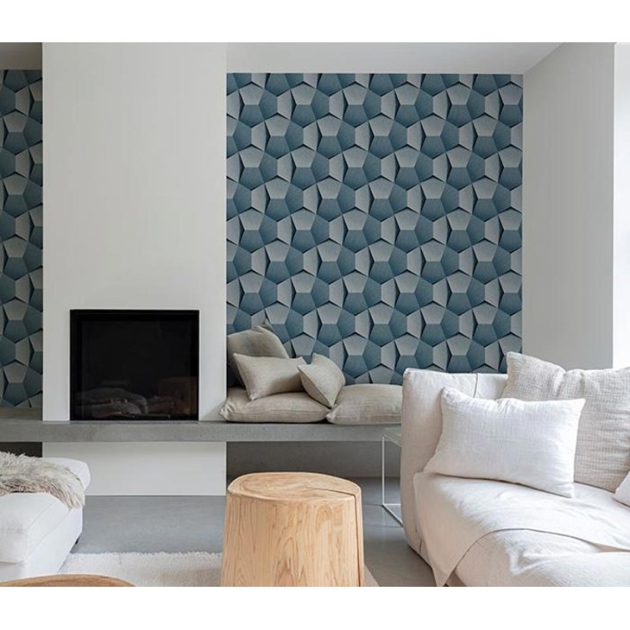 Grandeco|Modern 3D brown wallpaper|3D Effect