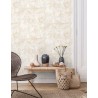 Grandeco|Metallic stucco beige cream wallpaper|Stucco Imitation