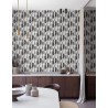Grandeco|Modern geometric circles gray black wallpaper|Wallpaper