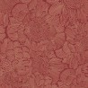 Grandeco|Papel pintado flores 3D tonos rojo|Papel Pintado