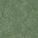 Grandeco|Papel pintado floral 3D tonos verde|Papel Pintado