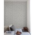 Grandeco|Papier peint effet mur naturel en pierre gris|Imitation Pierre