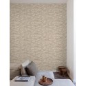 Grandeco|Natürlicher Steinmauer-Effekt braun Tapete|Steinimitat